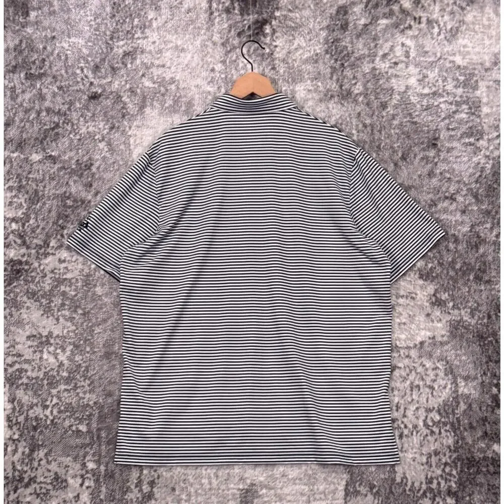 Ralph Lauren Polo Shirt XL Mens RLX Striped Short Sleeve PGA Golf Performance